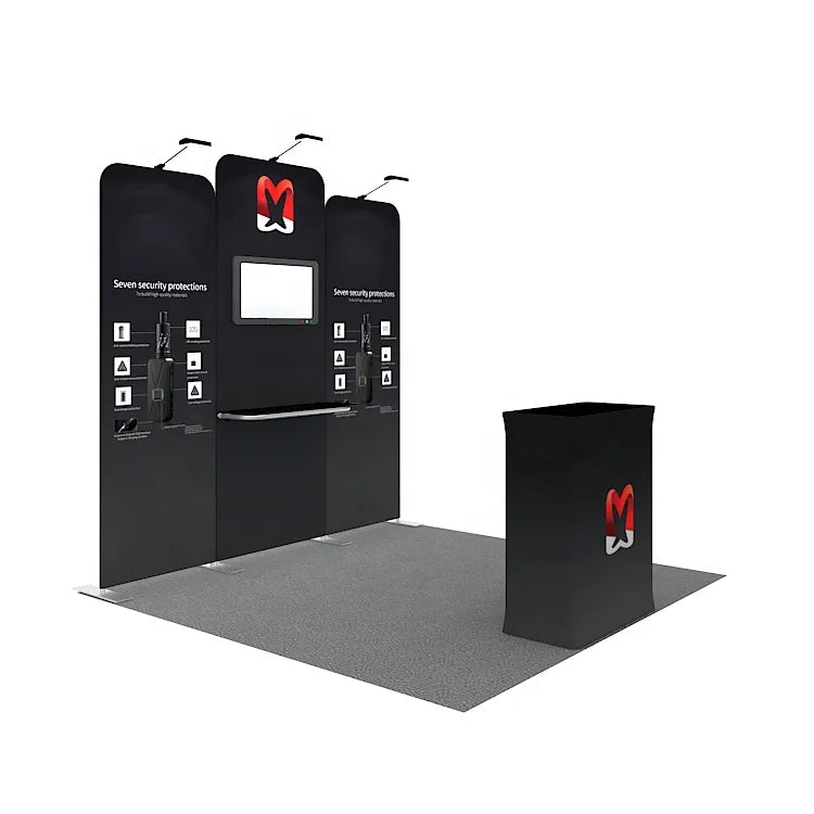 8x8 Modular Trade Show Expo Display 2.4x2.4m Portable Exhibition Booth