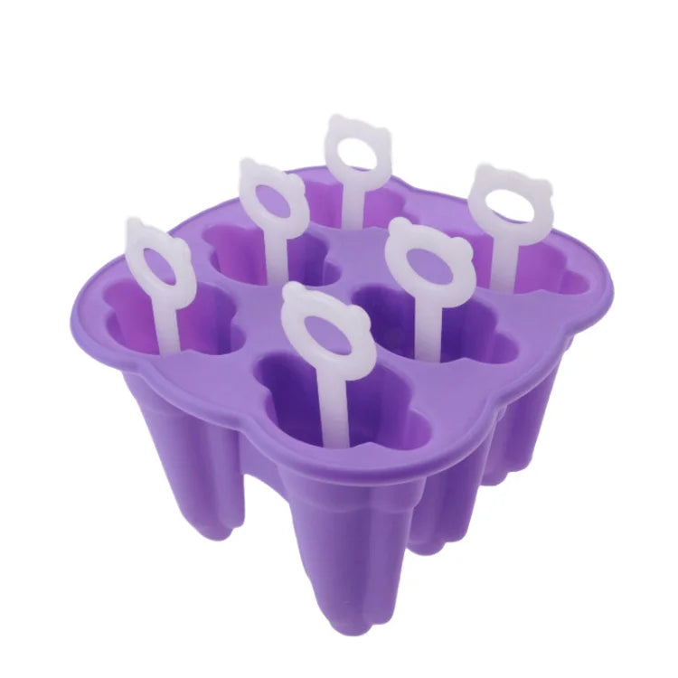 Collapsible Silicone Popsicle Mold for Refrigerator Reusable Ice Popsicle Maker Mold for Dishwasher