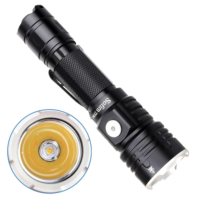 March Expo Sofirn Hot Sales OEM ODM Factory Price Tactical USB Torch Custom LH351D LED Flashlight