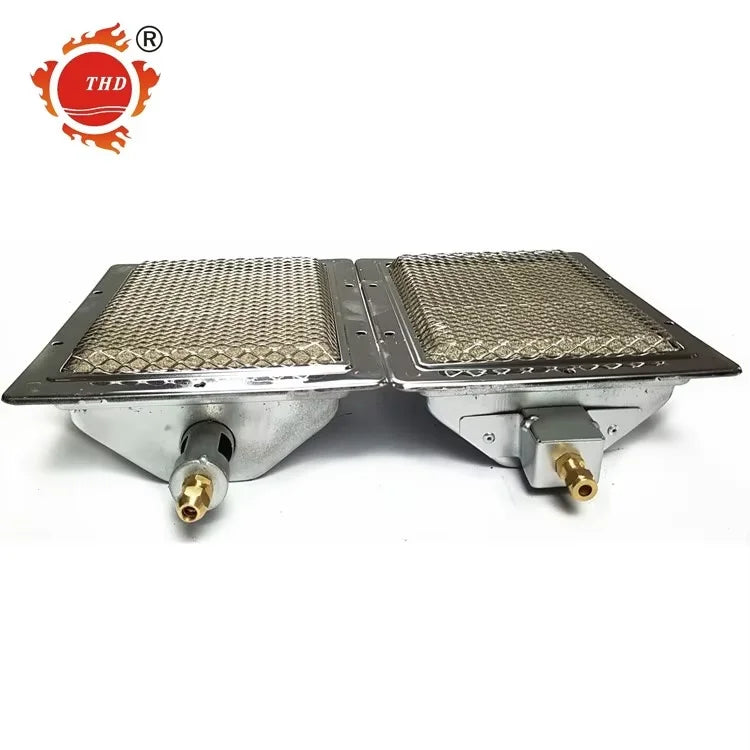 Infrared DIY Heating Gas BBQ Stove HD220 Gas Intake Nozzle Parts High Temp 850C 10000 BTU/Hour Portable for Outdoor/Indoor Use