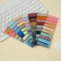 Morandi Color Self-Adhesive PET Plastic Sticky Note Label Sticker Creative Office & School Gift Fresh Girl Index Tabs Memo Pads