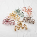 Wholesale Women Hair Accessories Claw Clip Elegant Transparent Acrylic Big Wave Hair Claw Clips for Women Hair Claw Clips