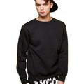 330gsm Unisex Crewneck Pullover Sweater Cotton Polyester Plus Sized Blank Sweatshirts Custom Logo