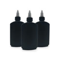 HDPE 30ml 60ml 120ml 200ml Matte Black Square Squeeze Dropper Bottle