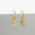Sterling Silver Latest Style Gold Plated Antique Drop Hamsa Small Hoop Huggies Cute Earrings Women