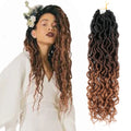 Gypsy Faux Locs Extension Gypsy Goddess Faux Locs Faux Goddess Gypsy Crochet Wholesale Goddess Faux Locs