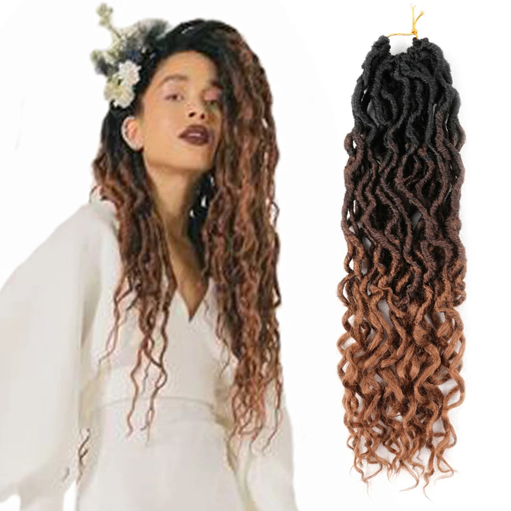 Gypsy Faux Locs Extension Gypsy Goddess Faux Locs Faux Goddess Gypsy Crochet Wholesale Goddess Faux Locs