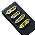 7-8cm Natural Citrine Gemstone Crystal Hexagonal Pointed Reiki Chakra Faceted Prism Wand Stone