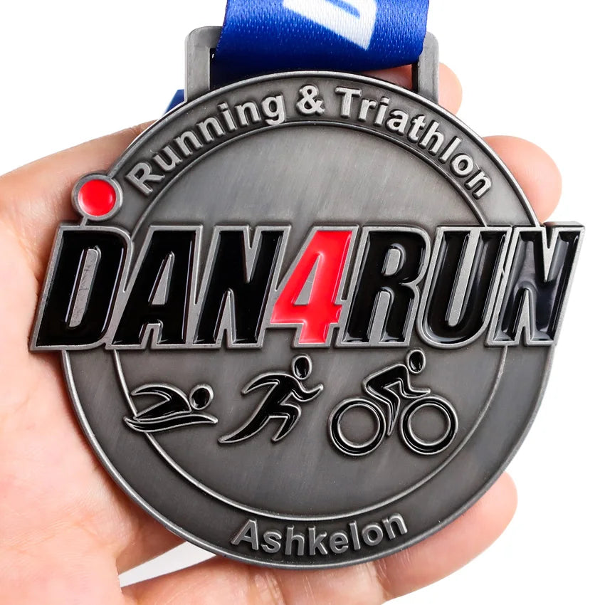 Customized Sport Run Race Medals Metal Custom Medalla Personalizada Marathon Medal