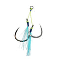 Large Durable High Carbon Steel Fish Hook Trout Shark Bass Pike Sea Boat Trolling Fly Fishing Lure Golden Mackerel Swordfish