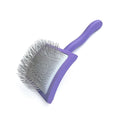 Baoli Oem 96x220mm Dog Wooden Slicker Brush Curved Design Flexible Cushion Long Steel Pins for Dense Coats Dogs Grooming Brush