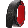 LQbelt 3.5CM Genuine Leather Belt Without Buckle Mens Automatic Buckle Belts for Men Strap No Buckle OEM Factory MegaBDM
