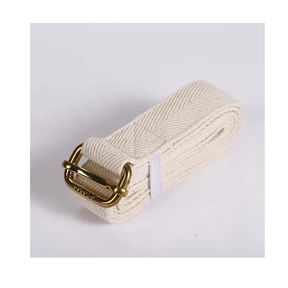 Fitness Natural Eco Friendly Green Thin Yoga Straps Hemp 8 Feet Stretch Belt Manufacturer