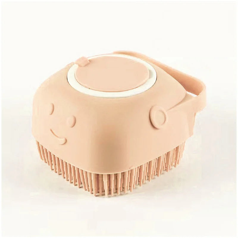 Eco-Friendly Pet Bath Brush Dog Massage Gloves Jerking Feature Hair Removal Brush for Cats Rubber Pet Supplies for Bathing