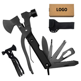 14-in-1 Industrial Grade DIY Multi-Function Survival Hatchet Hammer Multi-Tool Ax Saw Screwdrivers Pliers Plastic Handle