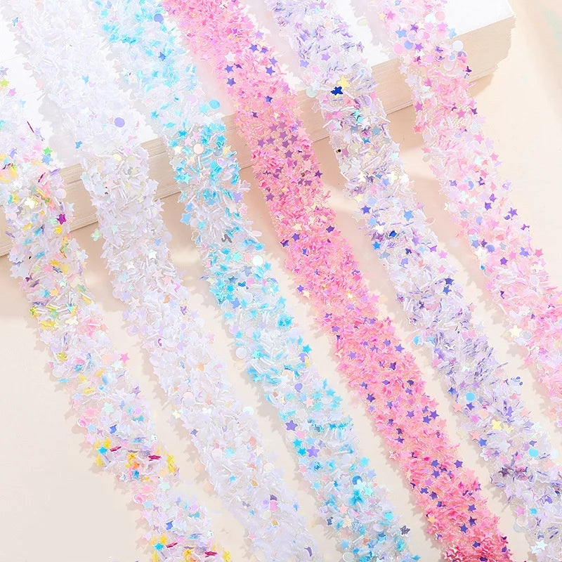 1.5cm Double Sided Geometric Hot Melt Adhesive Crystal Rhinestone Chain for DIY Shoe Bag Accessories Decoration