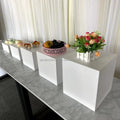 Acrylic Dessert Buffet Cake Snack Stand Cold Meal Tea Break Food Display Riser for Wedding Christmas Table Centerpiece MegaBDM