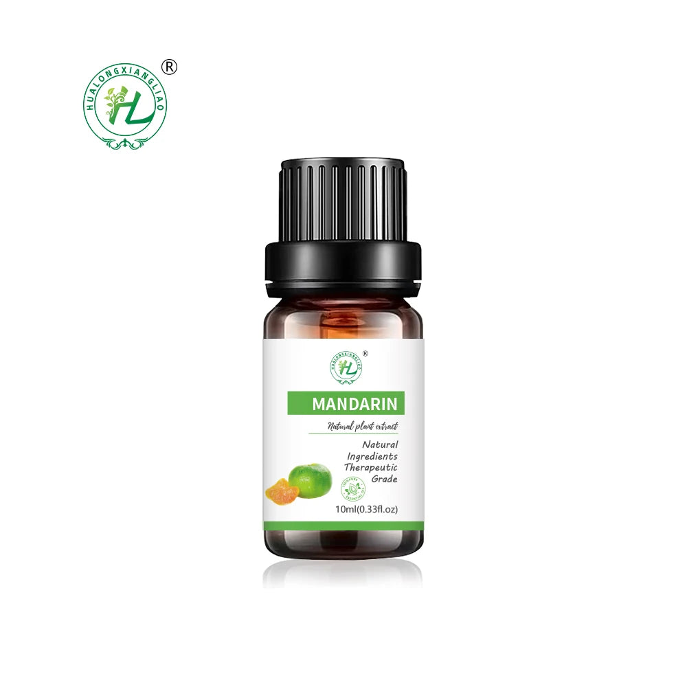 10ML Green Mandarin Essential Oil for Scentd Candles and Soaps - 100% Natural Citrus Reticulata Blanco Peel Cold Pressed
