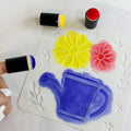 Woxin Kids Mess Free Washable Finger Covers Applicators Sleeves Non-Toxic Finger Paint Gloves Art Tools