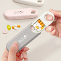 OWNSWING Portable Pill Organizer Ill Container for Pocket 3 Compartments Daily Compact Travel Medicine Holder