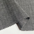 Harvest Yarn Dyed Woven Polyester Viscose Elastane Ponti Roma Herringbone Jacquard Fabric for Coat Pant and Garment