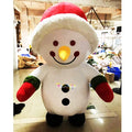 CE Certified Santa Snowman Inflatable Mascot Costume 2m/2.6m/3m Enjoyment for Adults for Christmas Carnival Old Man Advertising