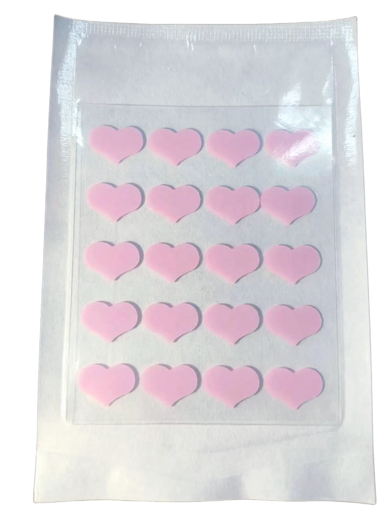 Hysent Clear Acne Remover Hydrocolloid Pimple Patch 20 Dots Heart Shape Cruelty-Free Fragrance-Free All Skin Types