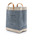 Hot Custom Waterproof Coated Leather Handle Jute Bag Burlap Shopping Bag