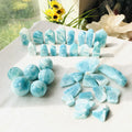 New Products Wholesale Natural Gemstone Quartz  Crystal Tower Larimar Stone Point for Decoration