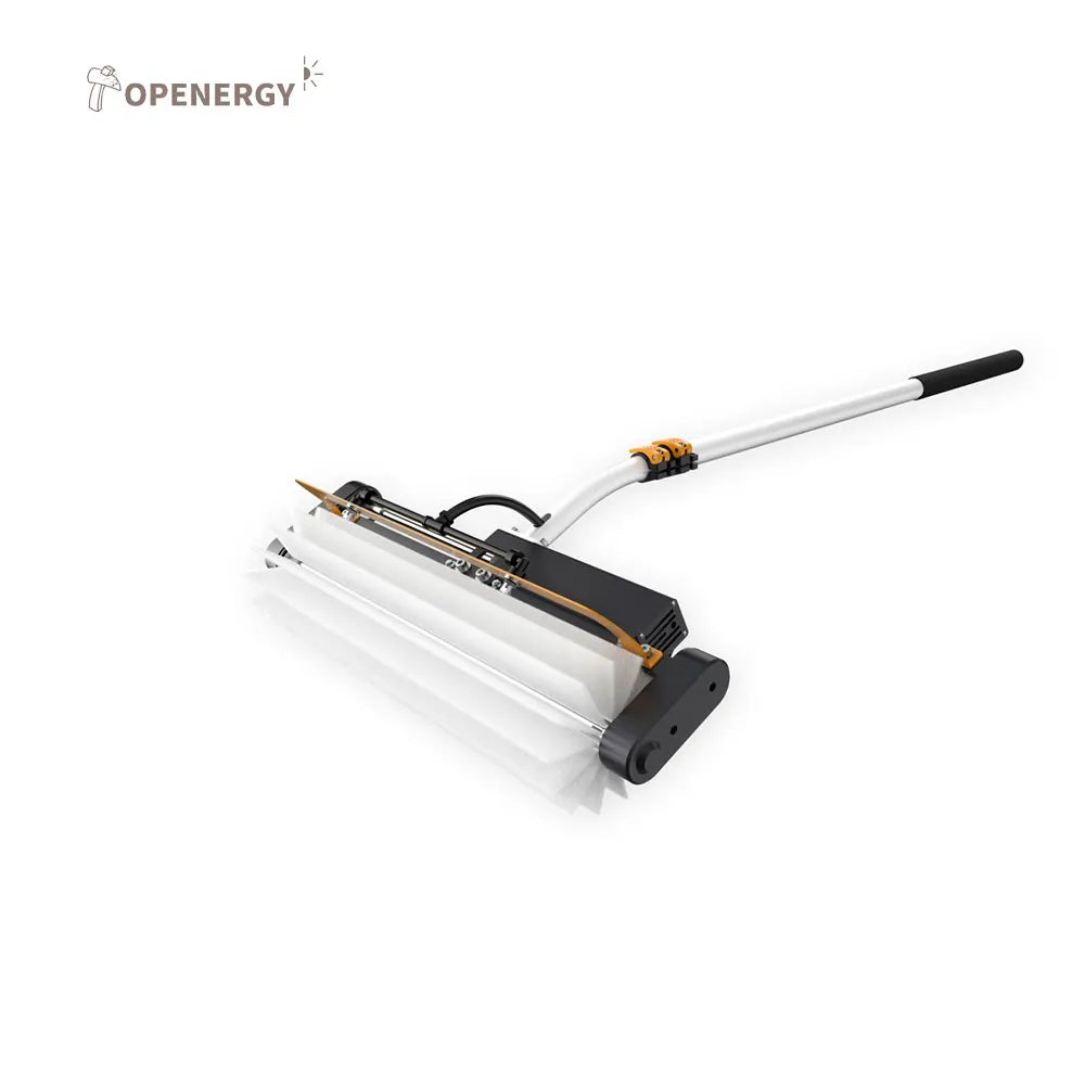 Telescopic Roller Brush 3.5m/5.5m/7.5m 64cm Cleaning Width 150W Motor Solar Panel Cleaning Machine Washing Dry Topenergy TEC-B04