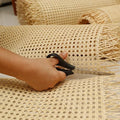 Top Quality Customized Rattan Webbing Roll PE Plastic Material Ratan for Rattan Cabinet