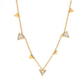 New Trend Product Gold Necklace Women High Quality Zircon Charm Necklace