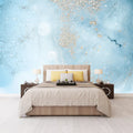 Blue Graffiti Wallpaper Tv Background Wallpaper Living Room Sofa Mural Bedroom Wall Cloth Wall Mural Custom