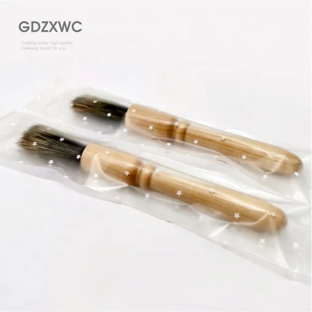 New Products Wooden Things Boar Bristles 180-mm Nature Kitchen Food Basting Brushes Kitchen Individual Packing Cleaning Brushes