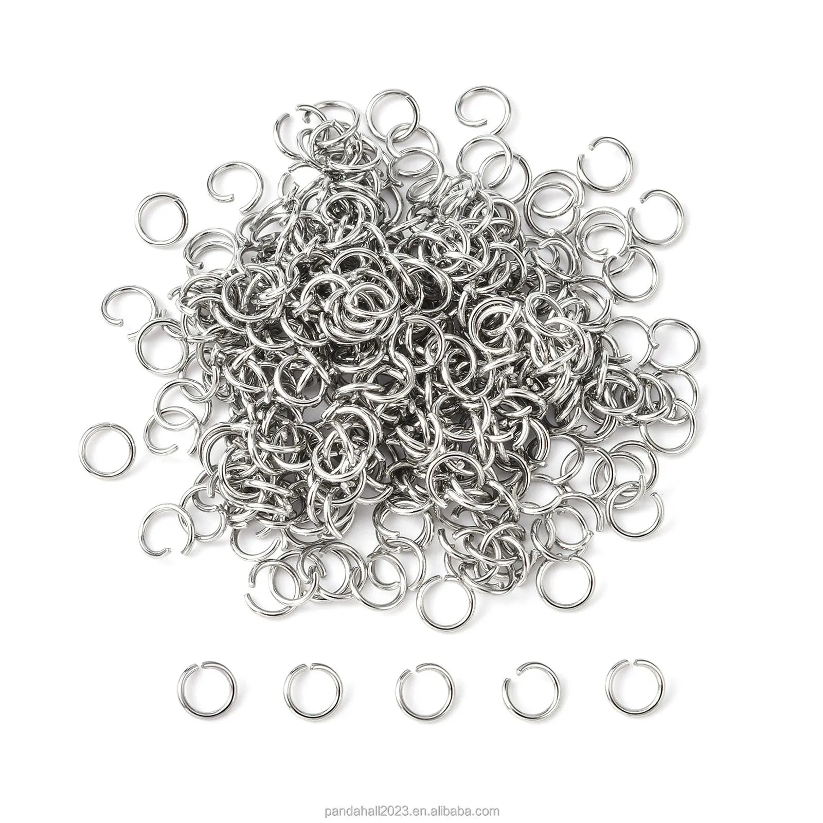 5000pcs 20 Gauge 4/5/6mm Wholesale 304 Stainless Steel Open Jump Rings