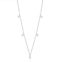 Simple Classic Star Pentagram Pendant Necklace Stainless Steel Ladies Clavicle Chain