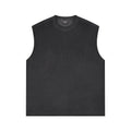Rightdo Unisex Plain Tanks for Men 100% Cotton 250GSM Combed Heavyweight Tanktop Acid Washed Dip Dye Oversize Plus Size Knitted