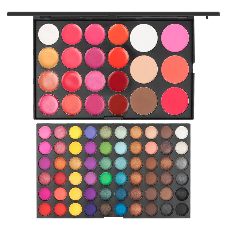 82 Colors Multicolor Makeup Set Eye Shadow Palette Cosmetic Blush Lipstick Powders Eyebrow Concealer Eyeshadow Make up Kits