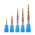 Tapered Ball Nose Tungsten Steel End Mill R0.5*D6*20*50L*2F HRC55 Engraving Milling Cutter Grinding Bit 3D 10 Pcs OEM