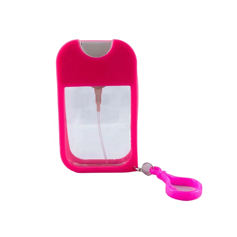 30ml 40ml 50ml Popular Plastic Flat Spray Bottles with Lid Credit Card Size Alcohol Hand Mist Cap for Convenient Use