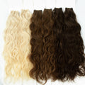 New Design 26inch Russian Remy Human Hair Extensions Genius Hair Weft Volume Invisible Thinnest Weft Silky Straight Wave