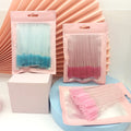 Wholesale Mascara Eyelash Brush Wands Mixed Color Disposable Crystal Eyelash Brush Lash Brushes Lash Applicator Lash Spoolies