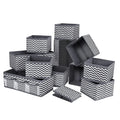 Hot Sales Foldable Eco-Friendly Durable Drawer Organizer 12 Pack Underwear Clothes Storage Bins with Pock