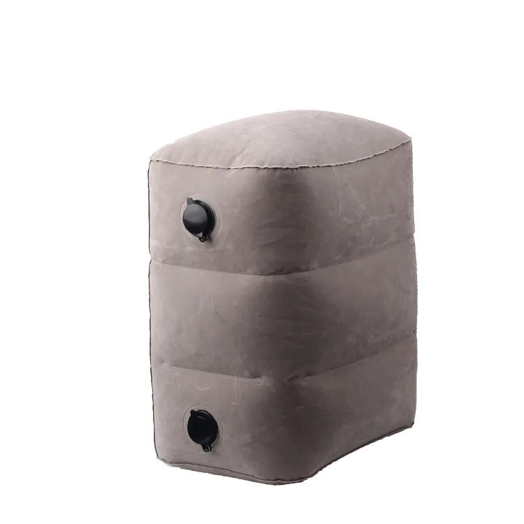 Travelsky Three Deck Patented Inflatable Portable Leg Rest Pillow for Travel