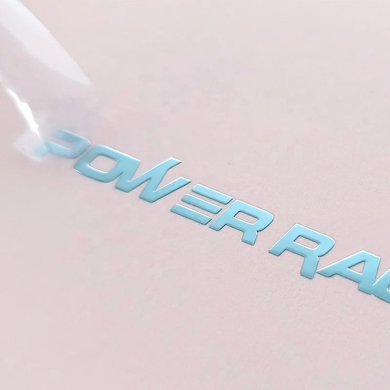 High-grade Metal Separation Transfer Stickers Customized logo Trademark Stickers Waterproof Bulk Customization
