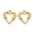 Heart Pendant Charms DIY Women Necklace Jewelry Making Components Handmade Findings Crafts Accessories