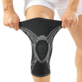 High Quality Knee Brace Spring Gel Silicone Protection Basketball Volleyball Support Knee Pads for Men