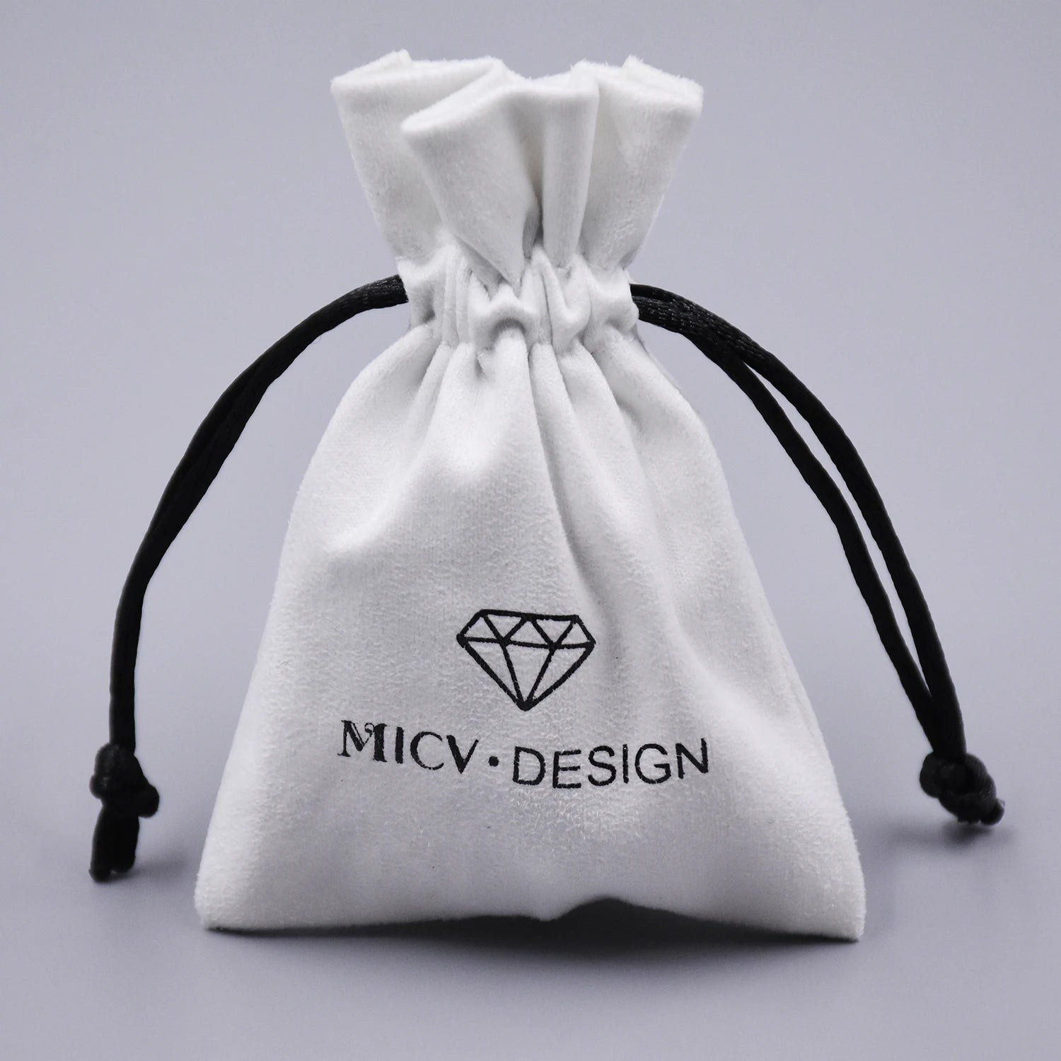 Hot Sale OEM Customizable Logo Velvet Drawstring Ring Earrings 7*9.5cm Jewelry Packaging High Quality Gift Wedding Jewelry Pouch