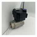 IP67 DN25 1 Motorized Ball Valve with Manual Override Indicator Brass SS304 UPVC 5V 12v 24v 110v 120v 220V Normally Open MegaBDM
