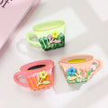 YHJ New Design Lovely Teacup Girl Hair Clip Exquisite and Elegant Hair Claw Clip Acetate Hair Claw